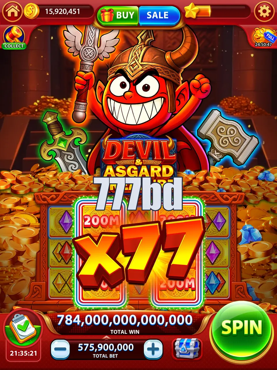 777bd লগইন